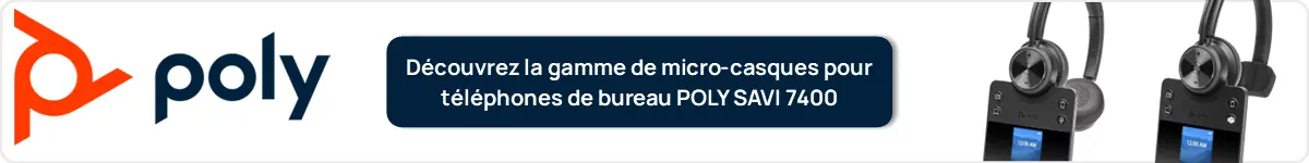 Micro casque Poly Savi 7400