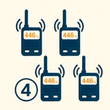 Packs de 4 talkies-walkies