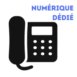 Téléphone numérique dédié