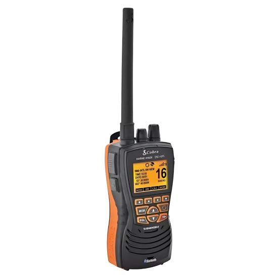 Radio VHF Marine Cobra MR HH 600 FLT GPS BTE - Bluetooth ATIS 