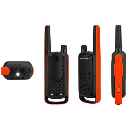 Motorola Talk About T6 Talkie-walkie PMR (PMR446, 16 canaux et 121 Codes,  portée 8 km) Rouge