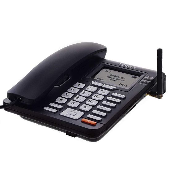 Téléphone filaire Téléphone fixe, téléphone filaire à double interface avec  identification de l'appelant pour