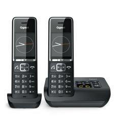Gigaset - téléphone fixe solo sans Fil sans répondeur et larges touches  avec Grand écran rétroéclairé noir - Téléphone fixe sans fil - Rue du  Commerce