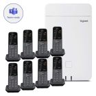 Pack Gigaset N670 IP Pro + 8 Gigaset S700H PRO - téléphone IP SIP DECT