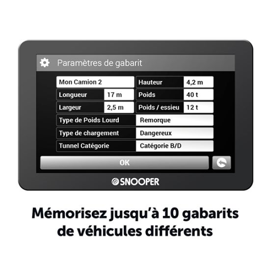 GPS Poids Lourd Snooper PL8400