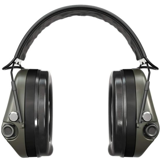 Sordin SUPREME PRO X SFA Vert - Casque antibruit avec modulation sonore - 74502-06-S - casque antibruit haute atténuation - de face