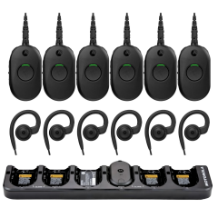 Pack professionnel 6 Motorola CLP446E - Talkie walkie pro - CLP0166BHLAA