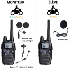 Pack Moto-Ecole Midland G7 Pro (Moniteur Moto)