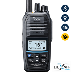 ICOM IP-M60 - VHF Marine portative haut de gamme - Pour professionnel, industrie, entreprise, port maritime