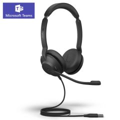 Jabra evolve2 30 duo - micro casque professionnel certifié Teams