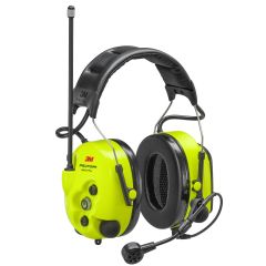 3M Peltor LiteCom Plus - PMR446 - Casque antibruit avec talkie walkie intégré et modulation sonore - MT73H7A4410EU 