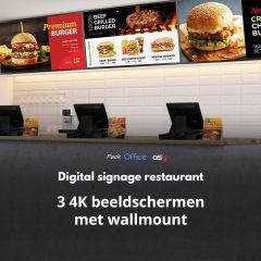 Digital signage kit restaurant