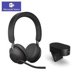 Pack visioconférence avec webcam UHD 4K Jabra PanaCast 20 et micro-casque Jabra Evolve2 65 Bluetooth avec dongle USB-A.