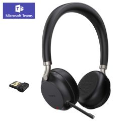 Yealink micro casque BH72 Lite Teams avec dongle USB-A Noir