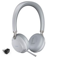 Yealink BH72 USB-C Gris Clair | micro casque Bluetooth livré avec son dongle USB C pour connexion rapide à un ordinateur | BH72-UC-GRAY-C