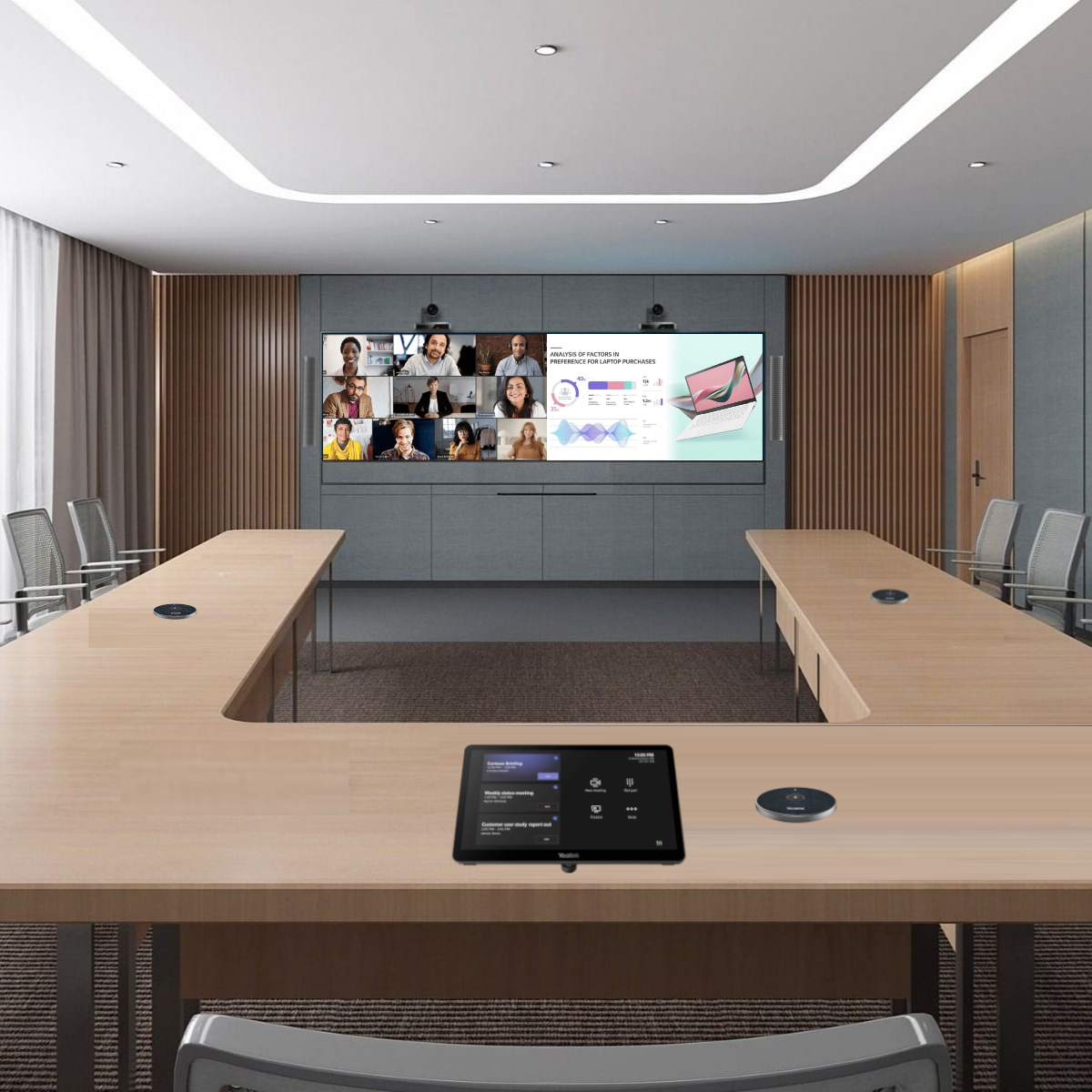 Premium kit Video conference Multi-camera voor Grote vergaderzaal image