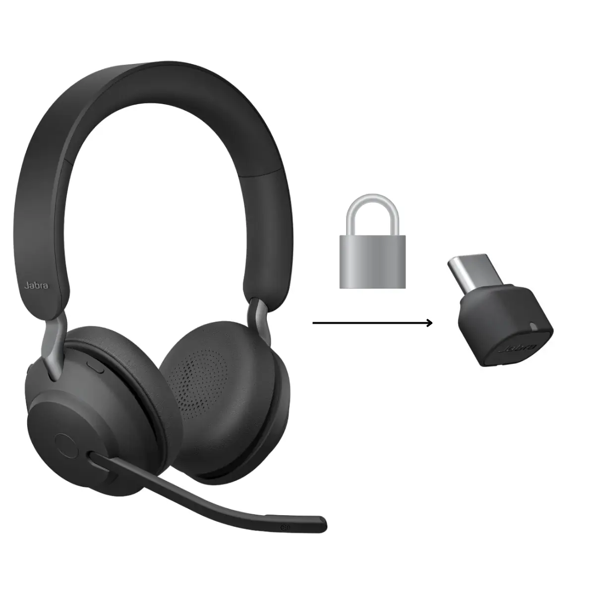 Jabra connexion sans fil sécurisée