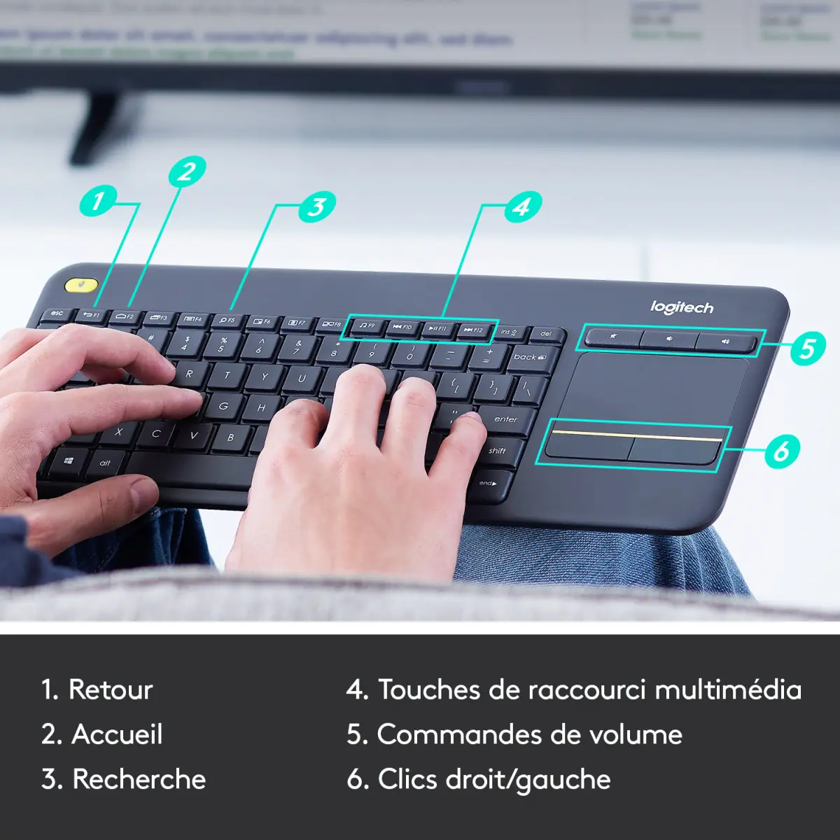 Logitech K400 Plus