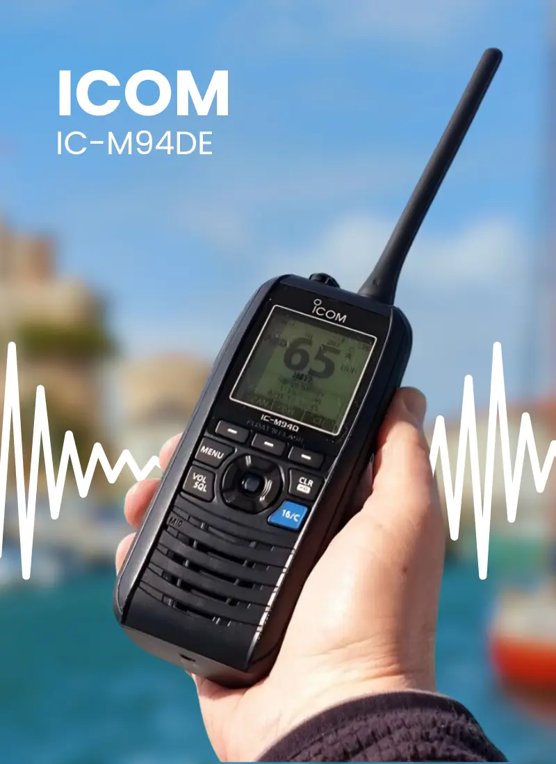 VHF Portative avec canal d'urgence - ICM94DE