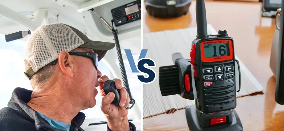 VHF Marine AIS VS Radio portable